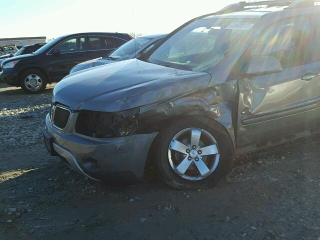 2CKDL63F666180248 - 2006 PONTIAC TORRENT GRAY photo 9