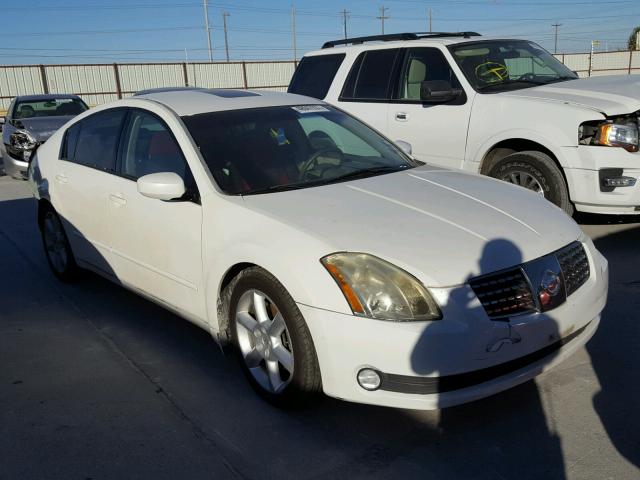 1N4BA41EX5C857400 - 2005 NISSAN MAXIMA SE WHITE photo 1