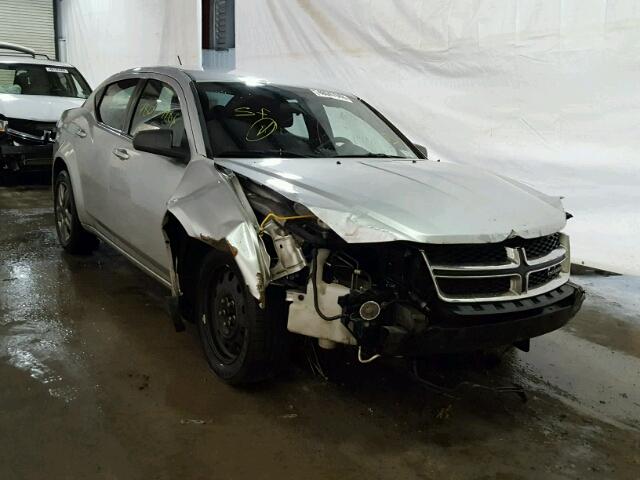 1B3BD4FB4BN579093 - 2011 DODGE AVENGER EX SILVER photo 1