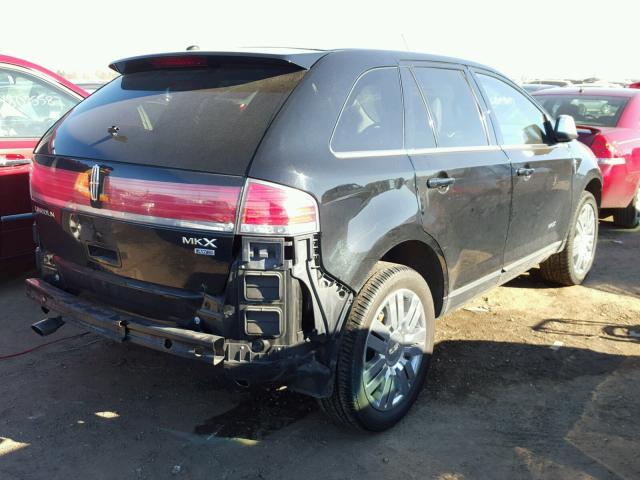 2LMDU88C38BJ19366 - 2008 LINCOLN MKX BLACK photo 4