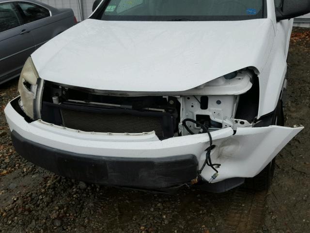 2CNDL23F866142077 - 2006 CHEVROLET EQUINOX LS WHITE photo 9