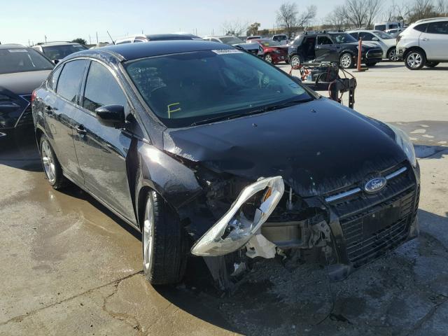 1FAHP3F24CL249905 - 2012 FORD FOCUS SE BLACK photo 1