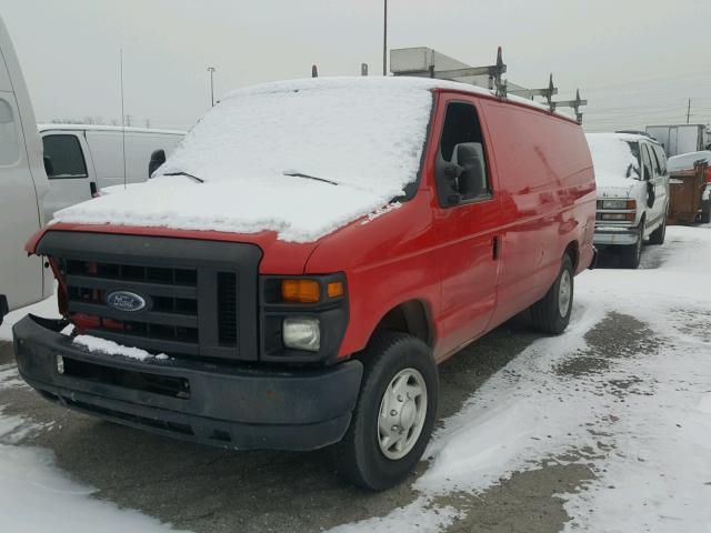 1FTSS34PX8DA69553 - 2008 FORD ECONOLINE RED photo 2