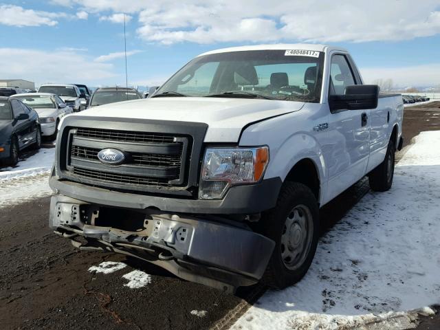 1FTMF1EM0EKF92061 - 2014 FORD F150 WHITE photo 2