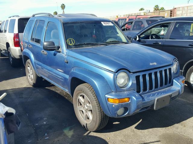 1J4GK58K54W149349 - 2004 JEEP LIBERTY LI BLUE photo 1