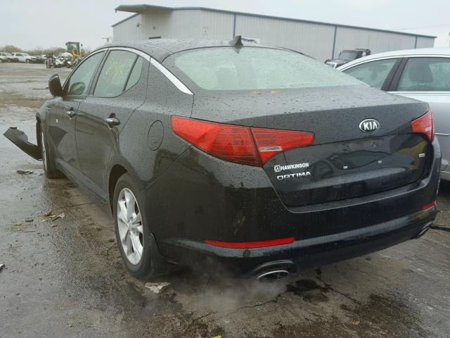 5XXGM4A74DG228142 - 2013 KIA OPTIMA LX BLACK photo 3