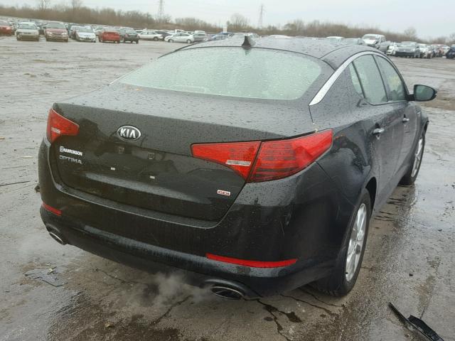 5XXGM4A74DG228142 - 2013 KIA OPTIMA LX BLACK photo 4