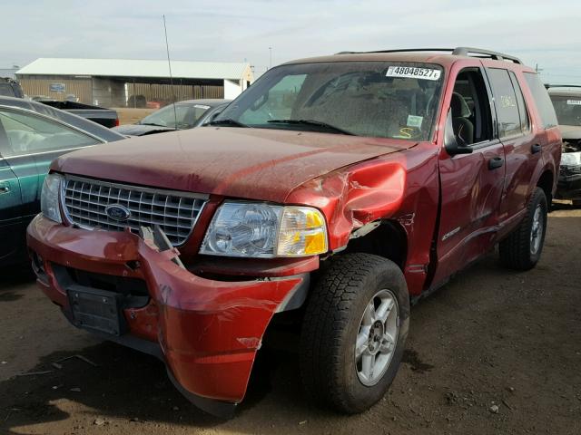 1FMZU73K74UB44365 - 2004 FORD EXPLORER X MAROON photo 2