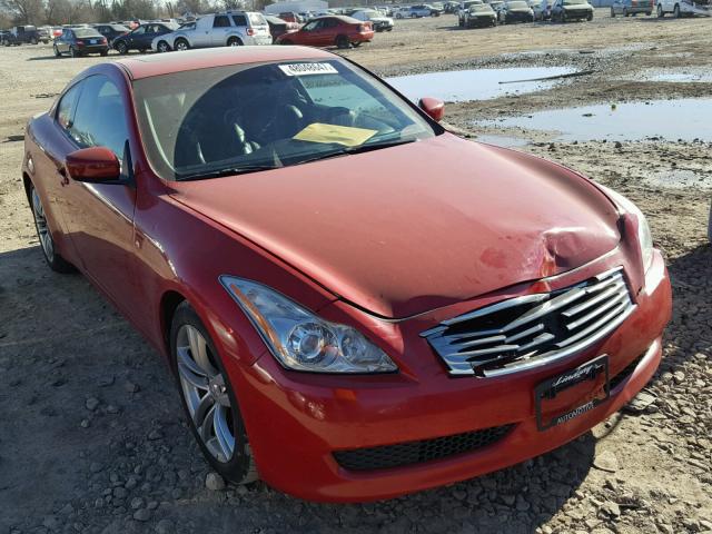 JNKCV64E38M106792 - 2008 INFINITI G37 BASE RED photo 1