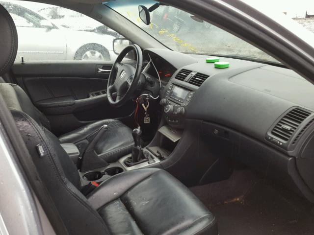 1HGCM55864A026682 - 2004 HONDA ACCORD GRAY photo 5