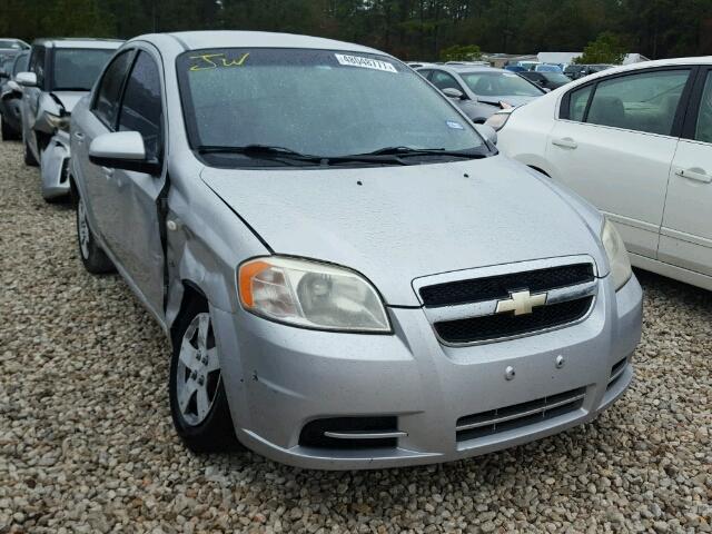 KL1TD56618B024616 - 2008 CHEVROLET AVEO BASE SILVER photo 1