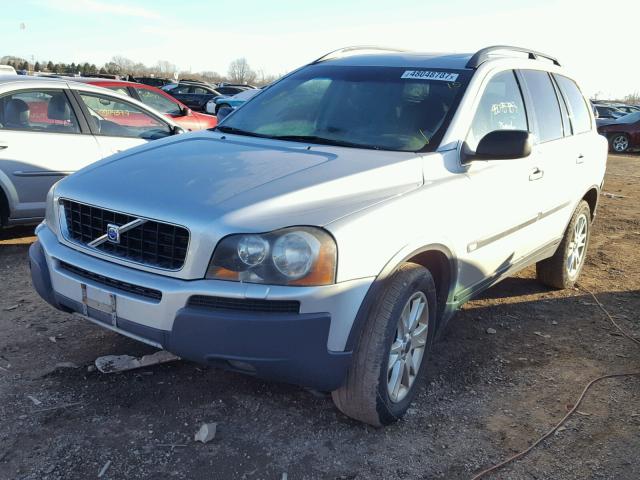 YV1CZ91H541056506 - 2004 VOLVO XC90 T6 SILVER photo 2