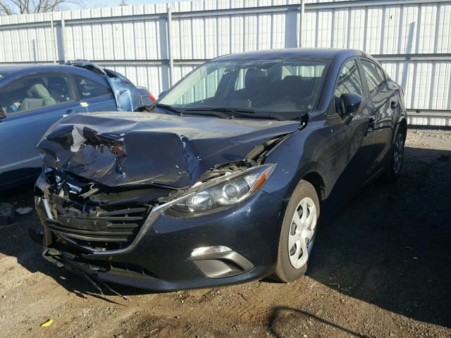 3MZBM1T78GM326628 - 2016 MAZDA 3 SPORT BLUE photo 2