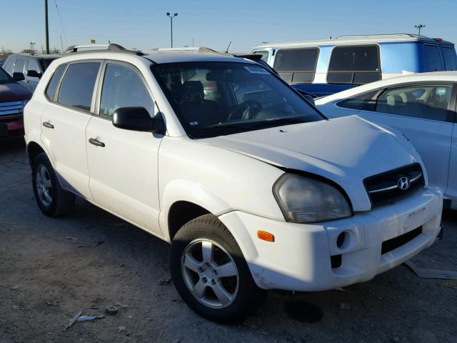 KM8JM12B47U631796 - 2007 HYUNDAI TUCSON GLS WHITE photo 1