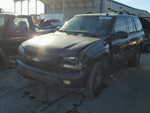 1GNDS13S542148385 - 2004 CHEVROLET TRAILBLAZE GREEN photo 2