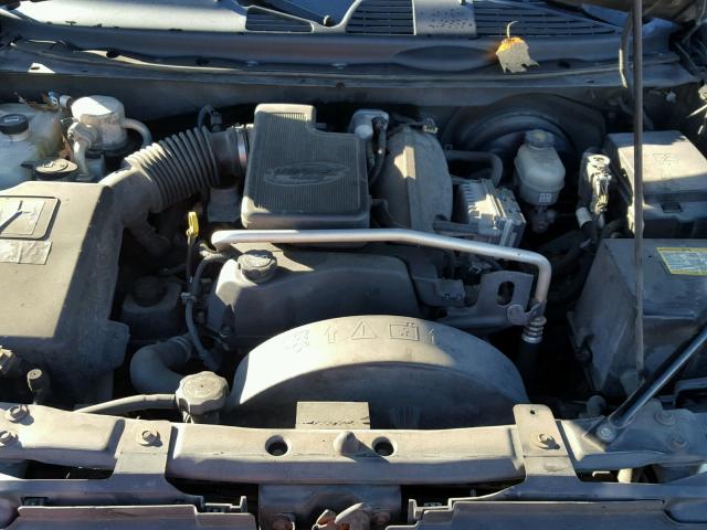 1GNDS13S542148385 - 2004 CHEVROLET TRAILBLAZE GREEN photo 7