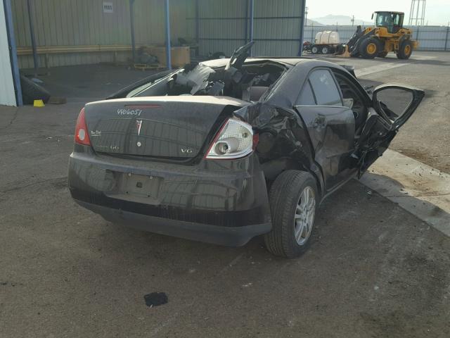 1G2ZG528954179341 - 2005 PONTIAC G6 BLACK photo 4