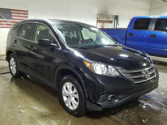 2HKRM4H7XDH692281 - 2013 HONDA CR-V EXL BLACK photo 1