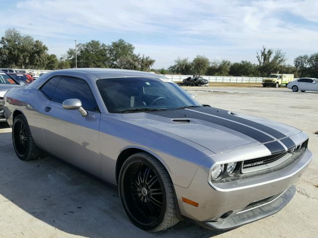 2C3CDYAG6EH214445 - 2014 DODGE CHALLENGER SILVER photo 1