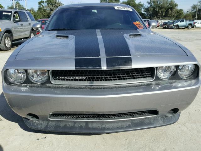 2C3CDYAG6EH214445 - 2014 DODGE CHALLENGER SILVER photo 9