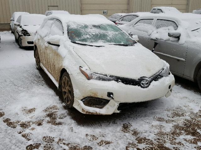 JTNKARJEXHJ549274 - 2017 TOYOTA COROLLA IM WHITE photo 1