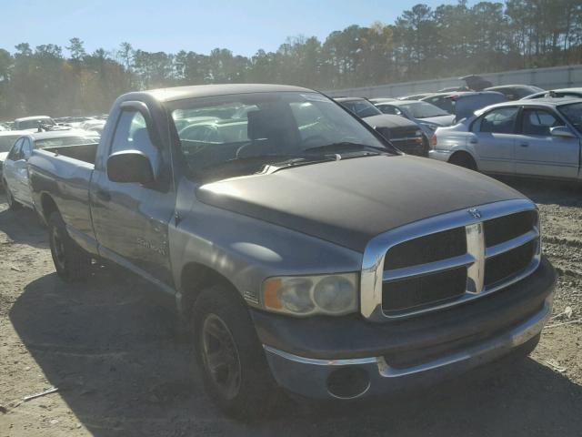 1D7HA16D74J102529 - 2004 DODGE RAM 1500 S GRAY photo 1