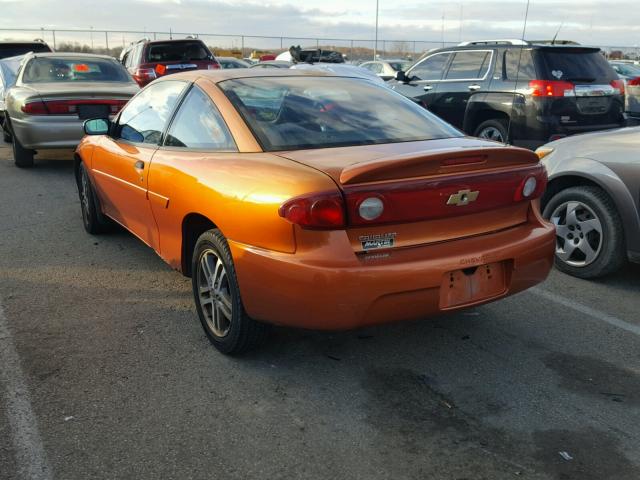 1G1JC12F647115386 - 2004 CHEVROLET CAVALIER ORANGE photo 3