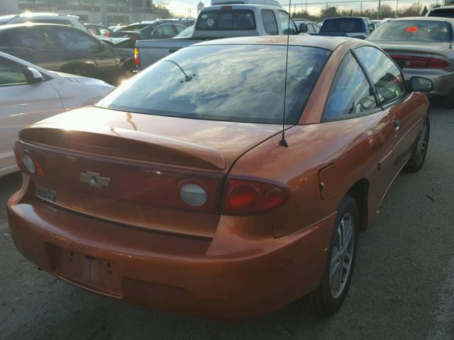 1G1JC12F647115386 - 2004 CHEVROLET CAVALIER ORANGE photo 4