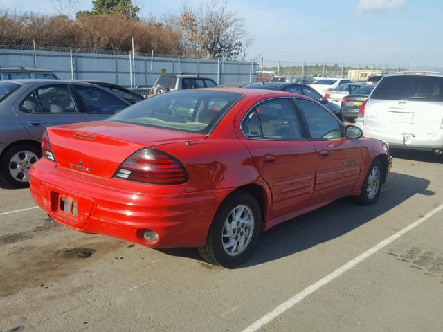 1G2NF52E62C181928 - 2002 PONTIAC GRAND AM S RED photo 4