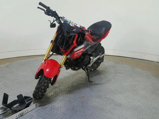 MLHJC6113H5203563 - 2017 HONDA GROM 125 RED photo 4