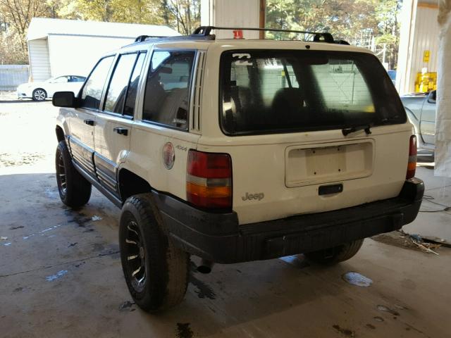 1J4GZ58S2VC577023 - 1997 JEEP GRAND CHER WHITE photo 3