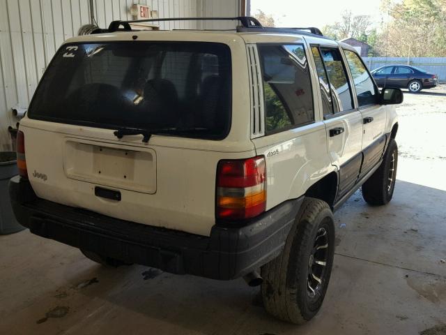 1J4GZ58S2VC577023 - 1997 JEEP GRAND CHER WHITE photo 4