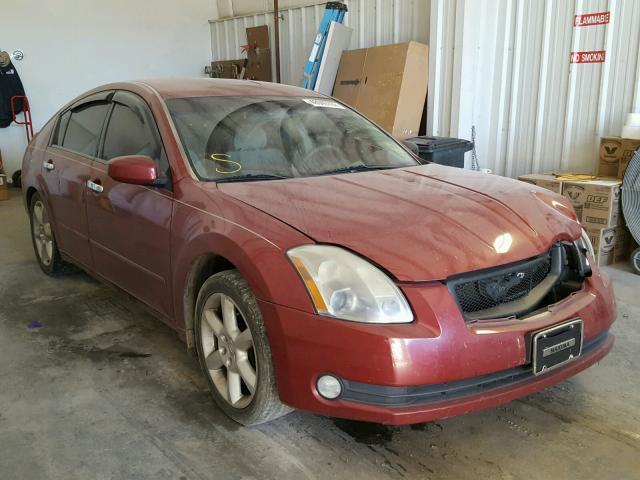 1N4BA41E74C870670 - 2004 NISSAN MAXIMA SE MAROON photo 1