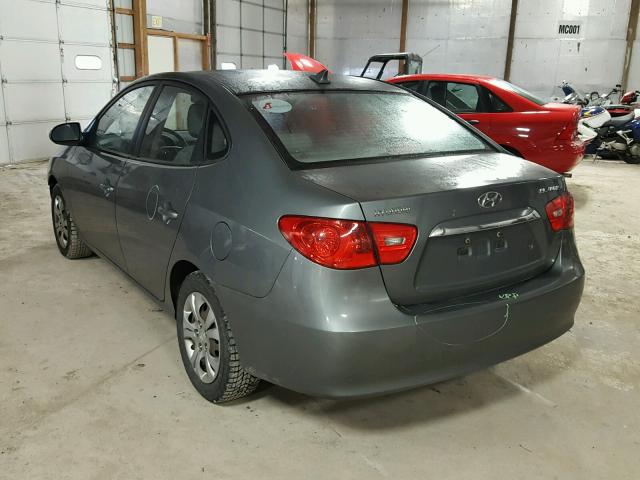 KMHDU4AD6AU004199 - 2010 HYUNDAI ELANTRA BL GRAY photo 3