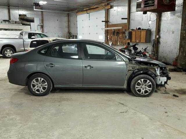 KMHDU4AD6AU004199 - 2010 HYUNDAI ELANTRA BL GRAY photo 9