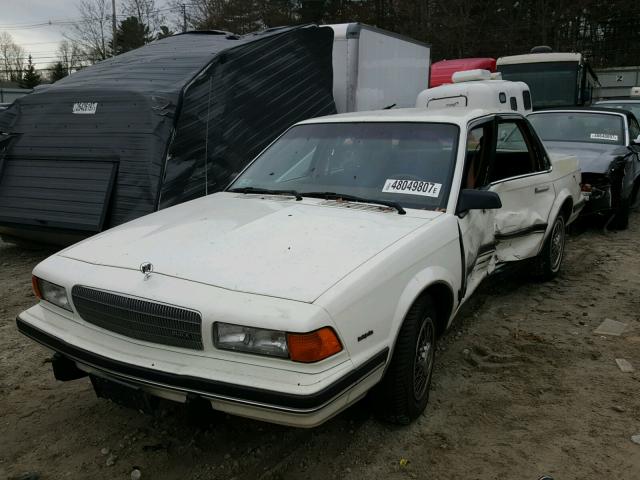 1G4AL51N9K6417549 - 1989 BUICK CENTURY LI WHITE photo 2