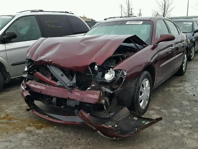 2G4WF582071135839 - 2007 BUICK ALLURE CX MAROON photo 2