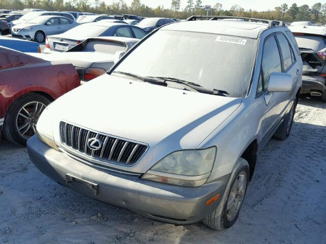 JTJGF10U730161243 - 2003 LEXUS RX 300 SILVER photo 2