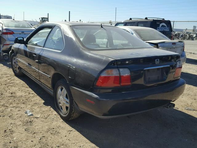 1HGCD7255VA002543 - 1997 HONDA ACCORD EX BLACK photo 3