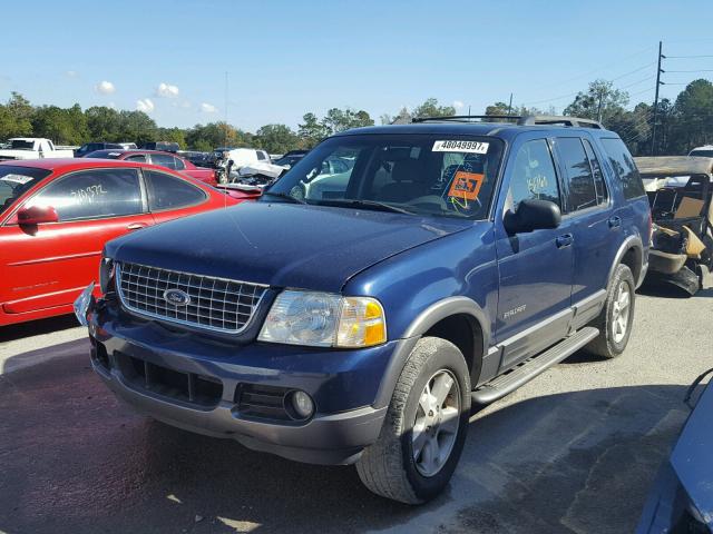 1FMZU63K74ZA15040 - 2004 FORD EXPLORER X BLUE photo 2