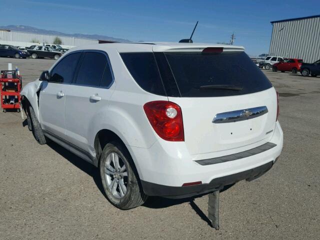 2GNALAEK6F1161792 - 2015 CHEVROLET EQUINOX LS WHITE photo 3