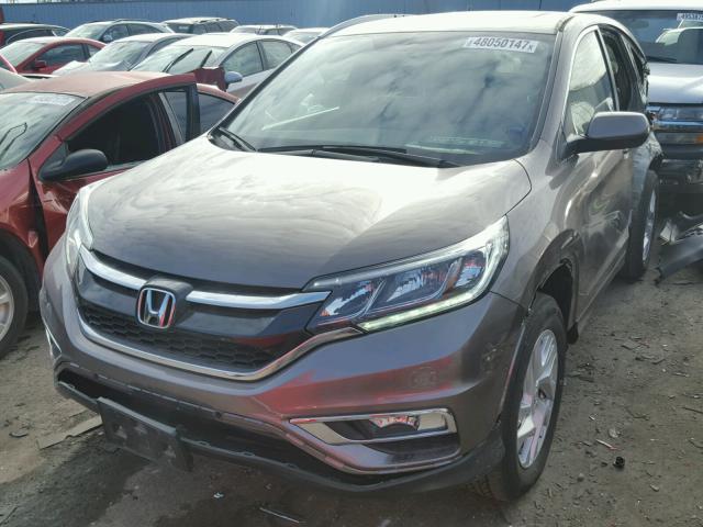 5J6RM4H74GL019285 - 2016 HONDA CR-V EXL BROWN photo 2