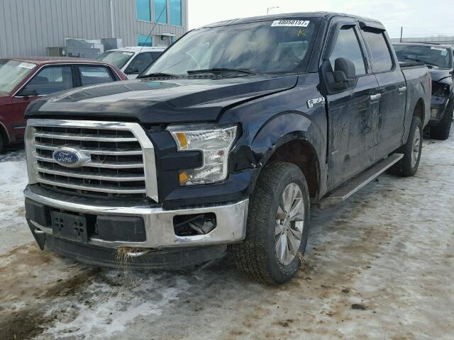 1FTEW1EP8GKE80481 - 2016 FORD F150 SUPER BLACK photo 2