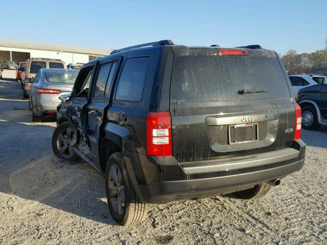 1C4NJPBA1HD157588 - 2017 JEEP PATRIOT SP BLACK photo 3