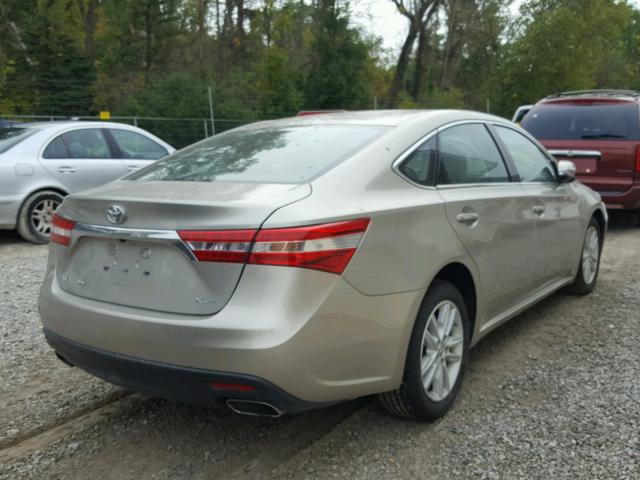 4T1BK1EBXEU107667 - 2014 TOYOTA AVALON BAS Silber Foto 4