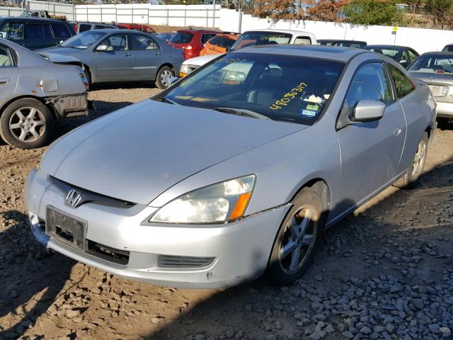 1HGCM716X3A008443 - 2003 HONDA ACCORD EX SILVER photo 2