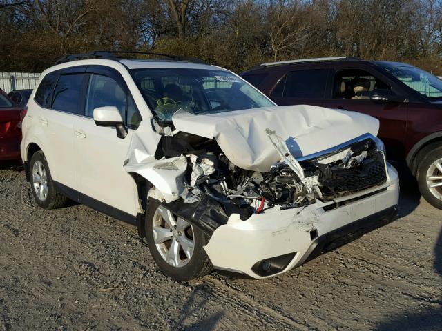 JF2SJAHC6EH548797 - 2014 SUBARU FORESTER 2 WHITE photo 1