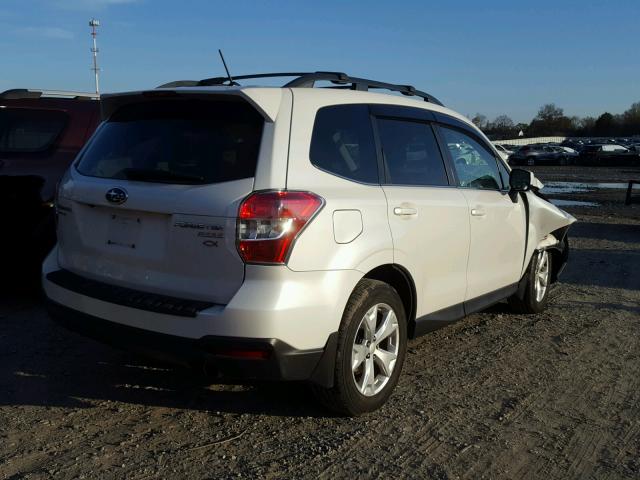 JF2SJAHC6EH548797 - 2014 SUBARU FORESTER 2 WHITE photo 4