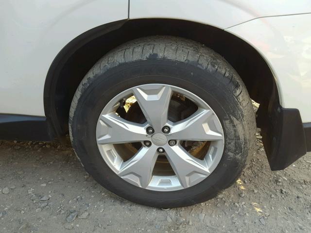 JF2SJAHC6EH548797 - 2014 SUBARU FORESTER 2 WHITE photo 9