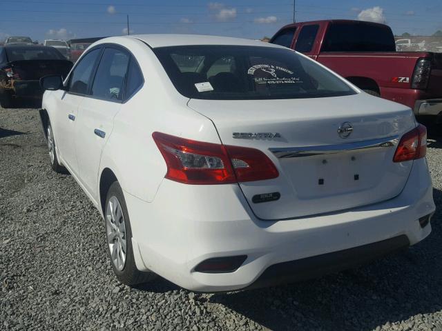 3N1AB7AP9GY260239 - 2016 NISSAN SENTRA S WHITE photo 3